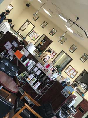 内観写真2,福山市,新市町,理容店,白髪ぼかし,育毛,サニー理容院